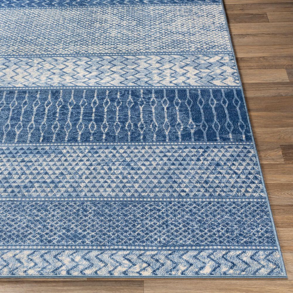 Surya Monaco MOC-2305 8&#39;10&quot; x 12&#39;4&quot; Denim, Navy and Ivory Area Rug, , large