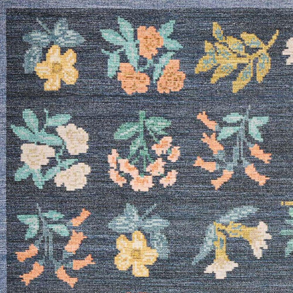 Rifle Paper Co. x Loloi Rosa Hawthorne 2&#39; x 5&#39; Navy Runner, , large