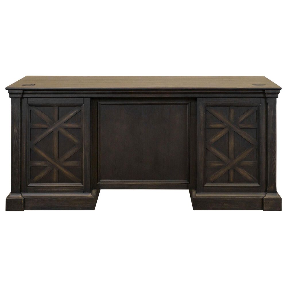 Wycliff Bay Kingston Executive Desk in Dark Chocolate, , large