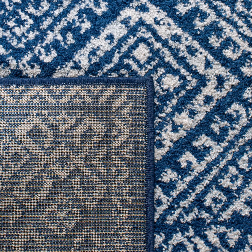 Safavieh Tulum Transitional 9&#39; x 12&#39; Navy and Ivory Area Rug, , large