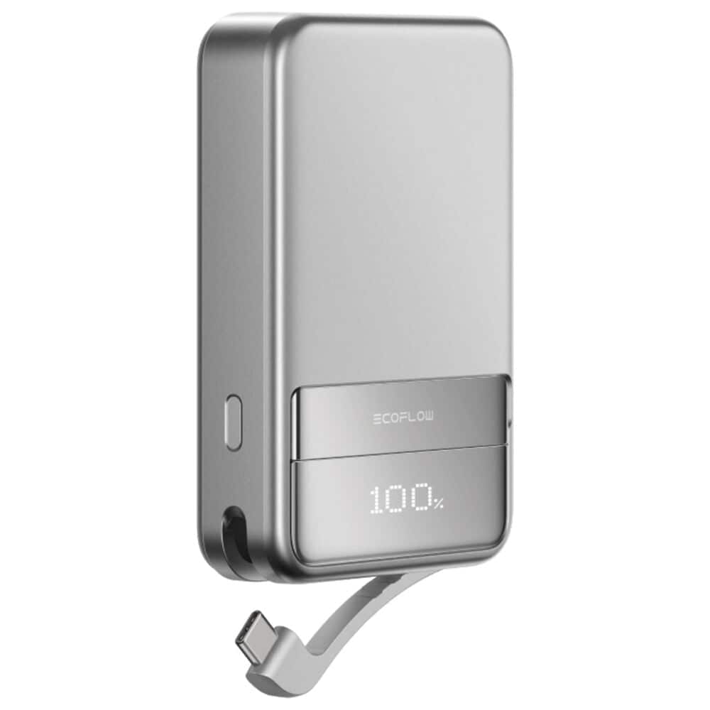 EcoFlow Rapid Magnetic 10000mAh Power Bank in Silver, , large