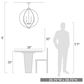 Golden Lighting Colson 6-Light Chandelier in Olympic Gold, , large