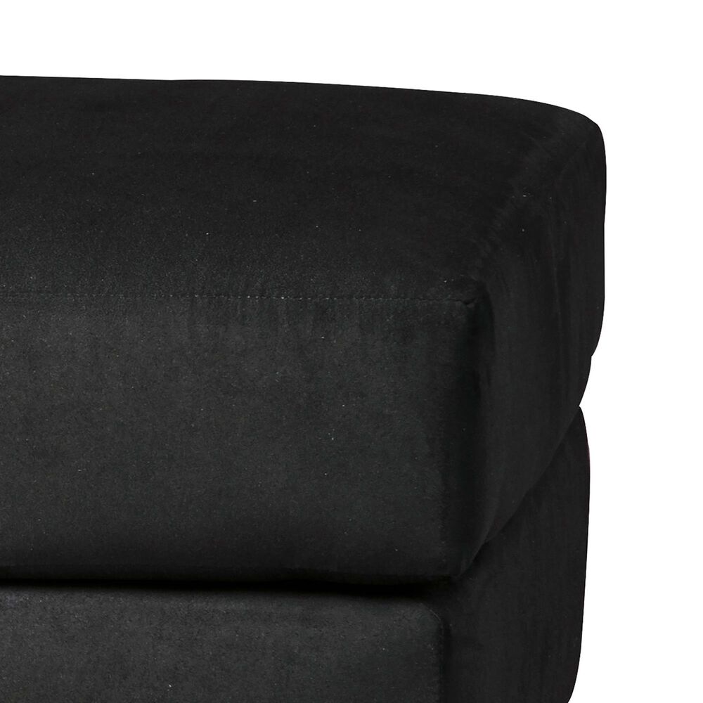 Ashley Darcy Standard Ottoman in Black, , large