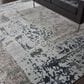 Nourison Silk Shadows 9"9" x 13"9" Silver Grey Area Rug, , large