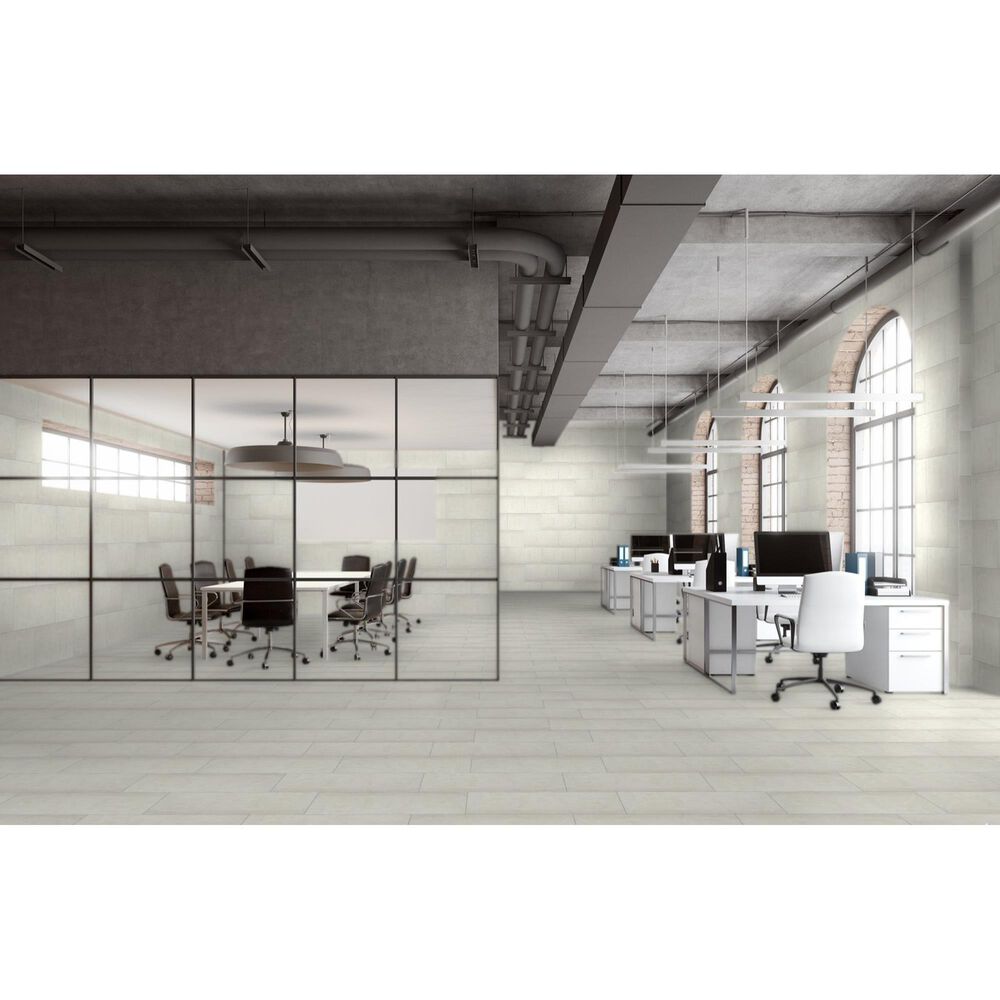 Emser Sterlina Silver 12&quot; x 24&quot; Matte Porcelain Tile, , large