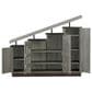 Furniture of America Lewis Shoe Storage Cabinet in Vintage Grey, , large