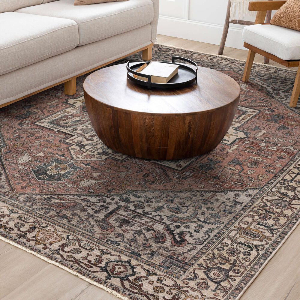 Karastan Echo Angelino 5&#39; x 7&#39;10&quot; Pudra Area Rug, , large