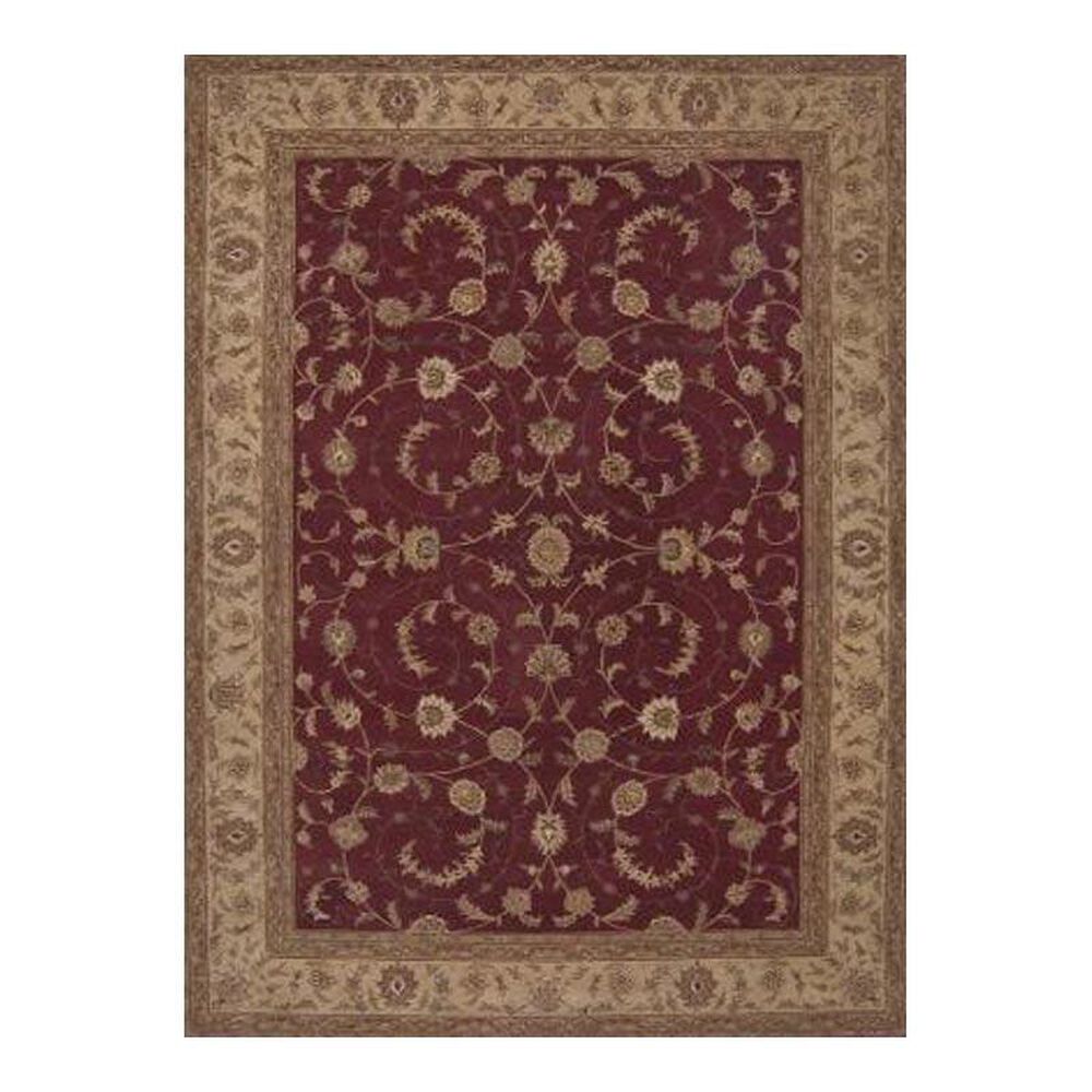 Nourison Heritge Hall HE04 5'6" x 8'6" Red Area Rug, , large