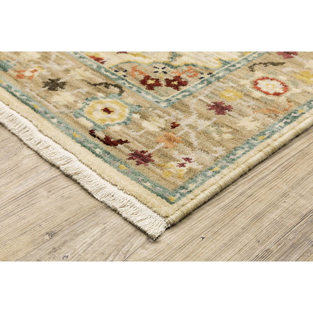 Oriental Weavers Lilihan Floral Persian 2&#39; x 3&#39; Beige Area Rug, , large
