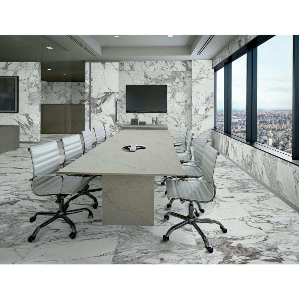 Dal-Tile Marble Attache Lavish Pearl Arabesque 24" x 48" Porcelain Tile, , large