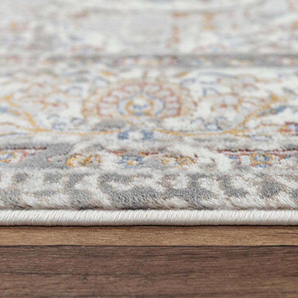 RIZZY Westchester 7&#39;8&quot; x 9&#39;10&quot; Gray and Multicolor Area Rug, , large