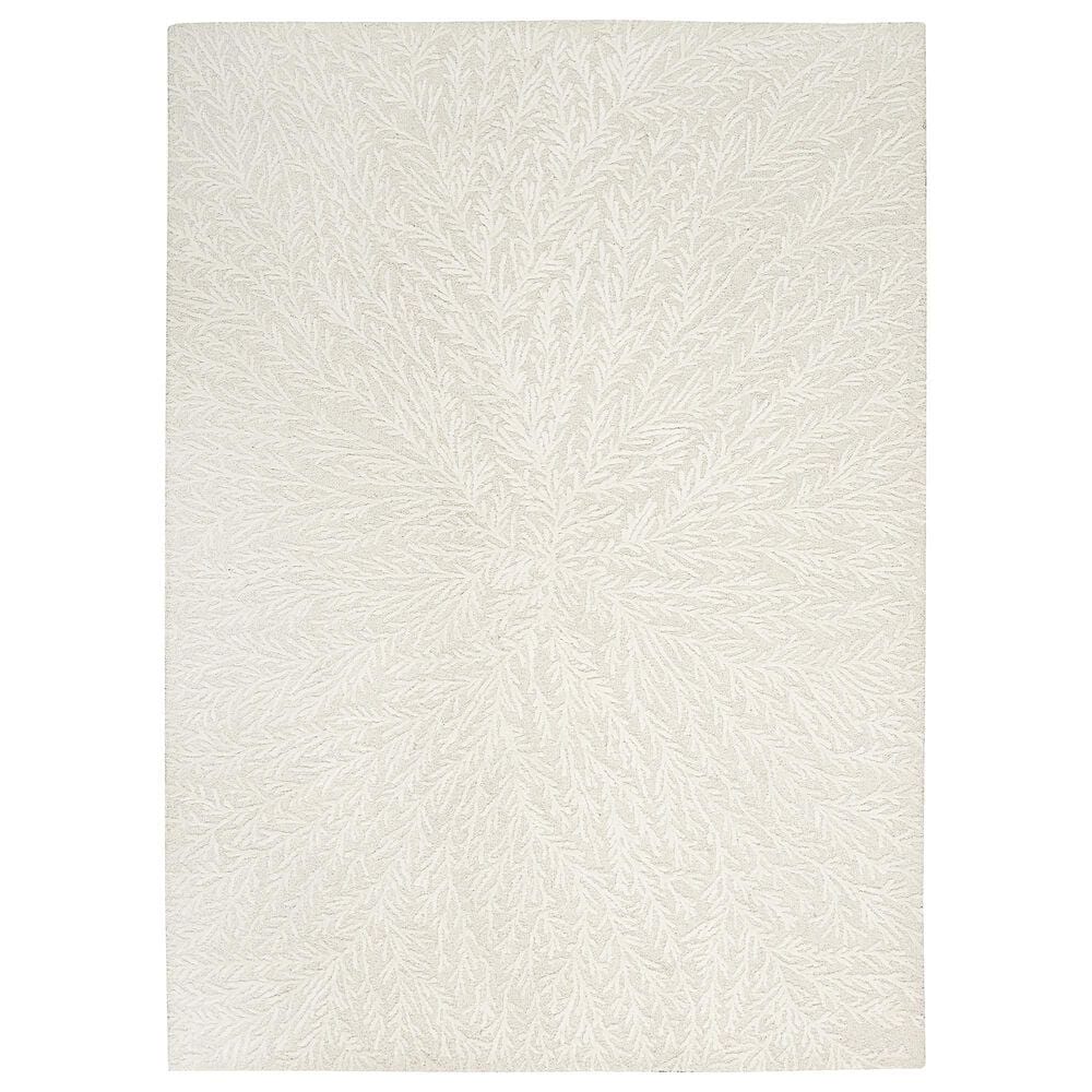 Nourison Ma30 Star Floral 7"9" x 9"9" Ivory Area Rug, , large
