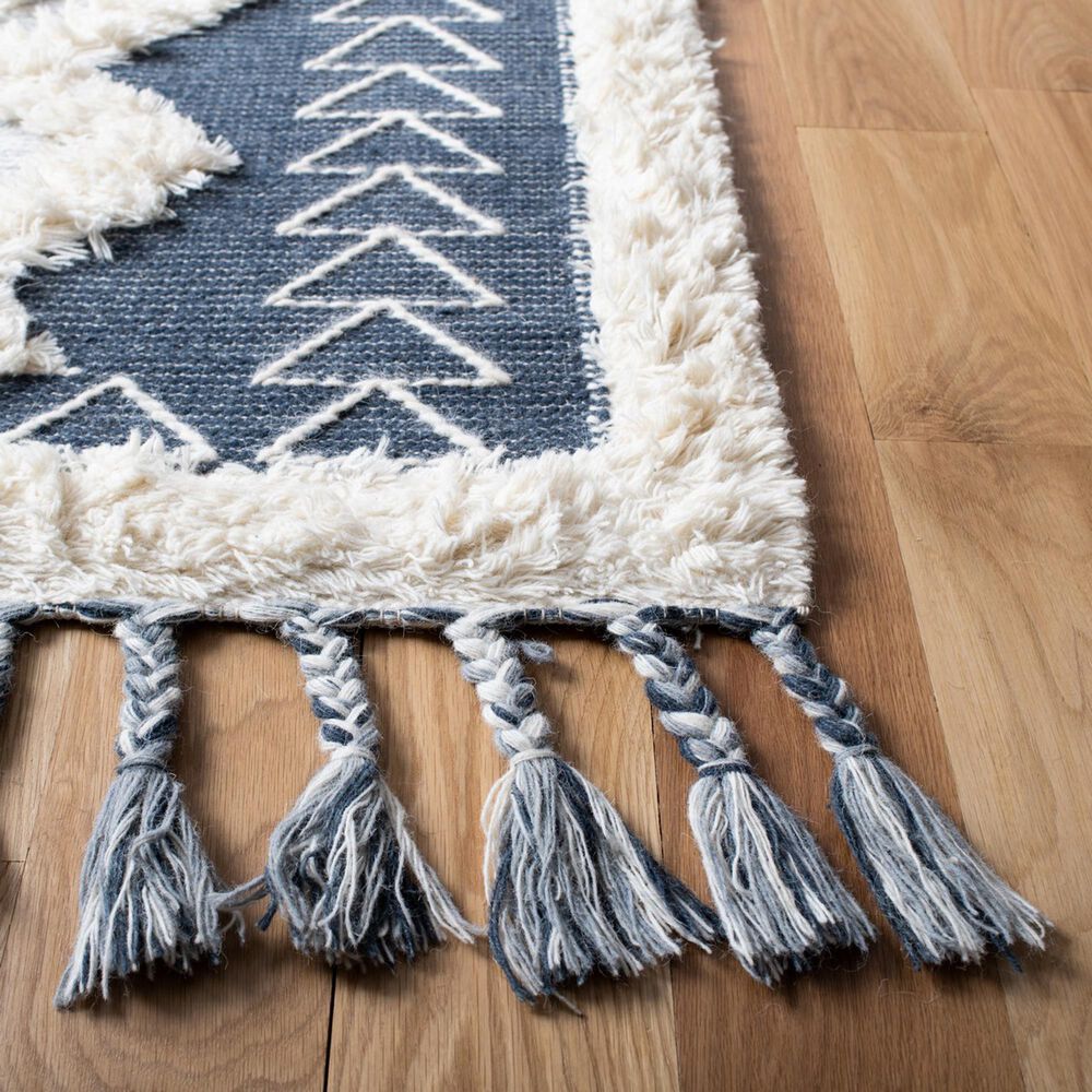 Safavieh Natura NAT679A 3&#39; x 5&#39; Ivory and Blue Area Rug, , large