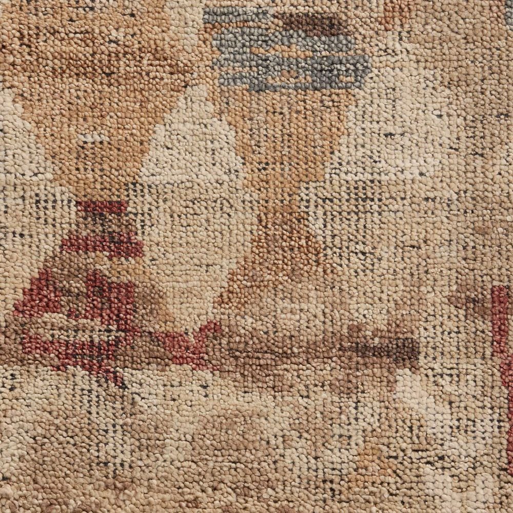 Loloi Granada Natural and Multicolor 2&#39;6&quot; x 11&#39;6&quot; Runner, , large
