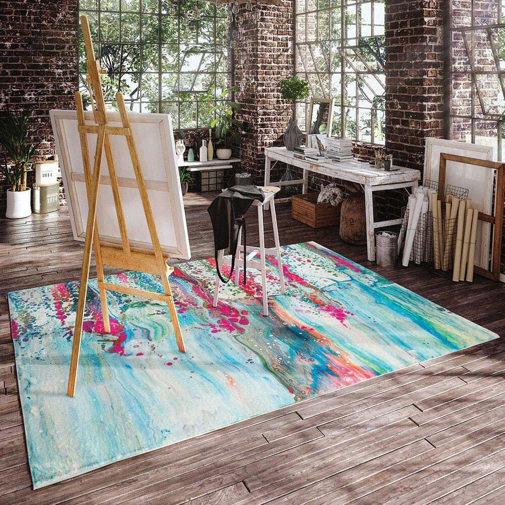 Dalyn Rug Company Kikiamo 5&#39; x 7&#39;6&quot; Confetti Area Rug, , large