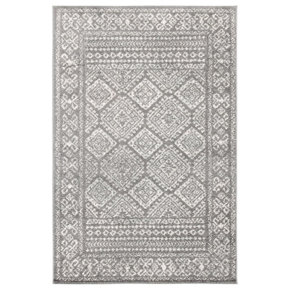 Safavieh Tulum TUL264F 3" x 5" Dark Grey and Ivory Area Rug, , large