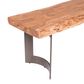 Moe"s Home Collection Bent Extra Small Bench in Brown, , large
