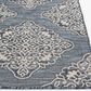 Central Oriental Melbourne Devora 5" x 7" Lagoon and Vanilla Area Rug, , large