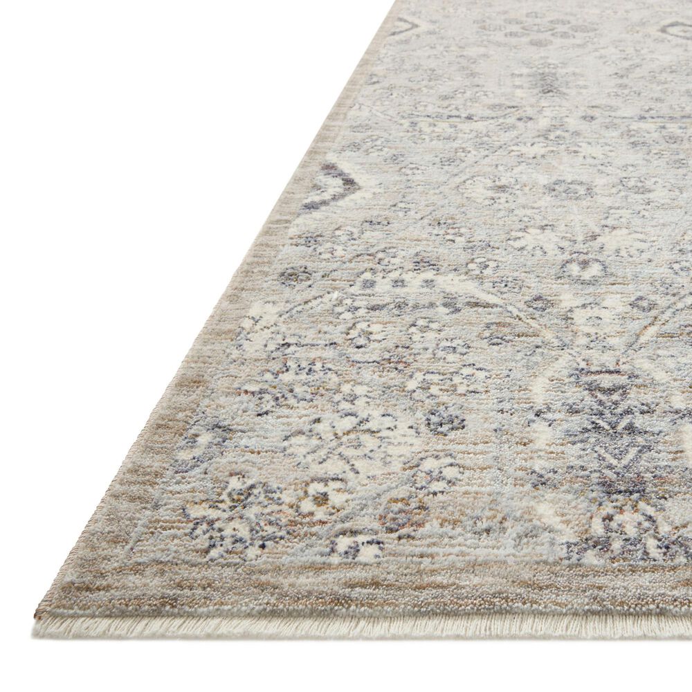 Amber Lewis x Loloi Zuma 2&#39;3&quot; x 3&#39;10&quot; Silver and Sky Area Rug, , large