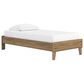 Ashley Deanlow Twin Platform Bed in Honey Brown, , large