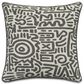 Vista Haus Halsey 19" x 19" Square Throw Pillow in Slate, , large