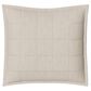 Ann Gish Panama 26" Square Euro Sham in Flax, , large