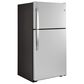 GE Appliances 21.9 Cu. Ft. Top-Freezer Refrigerator with ADA Compliant in Stainless Steel, , large