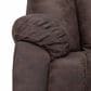 Moore Furniture Connery Manual Swivel Rocker Recliner in Amargo Coffee, , large