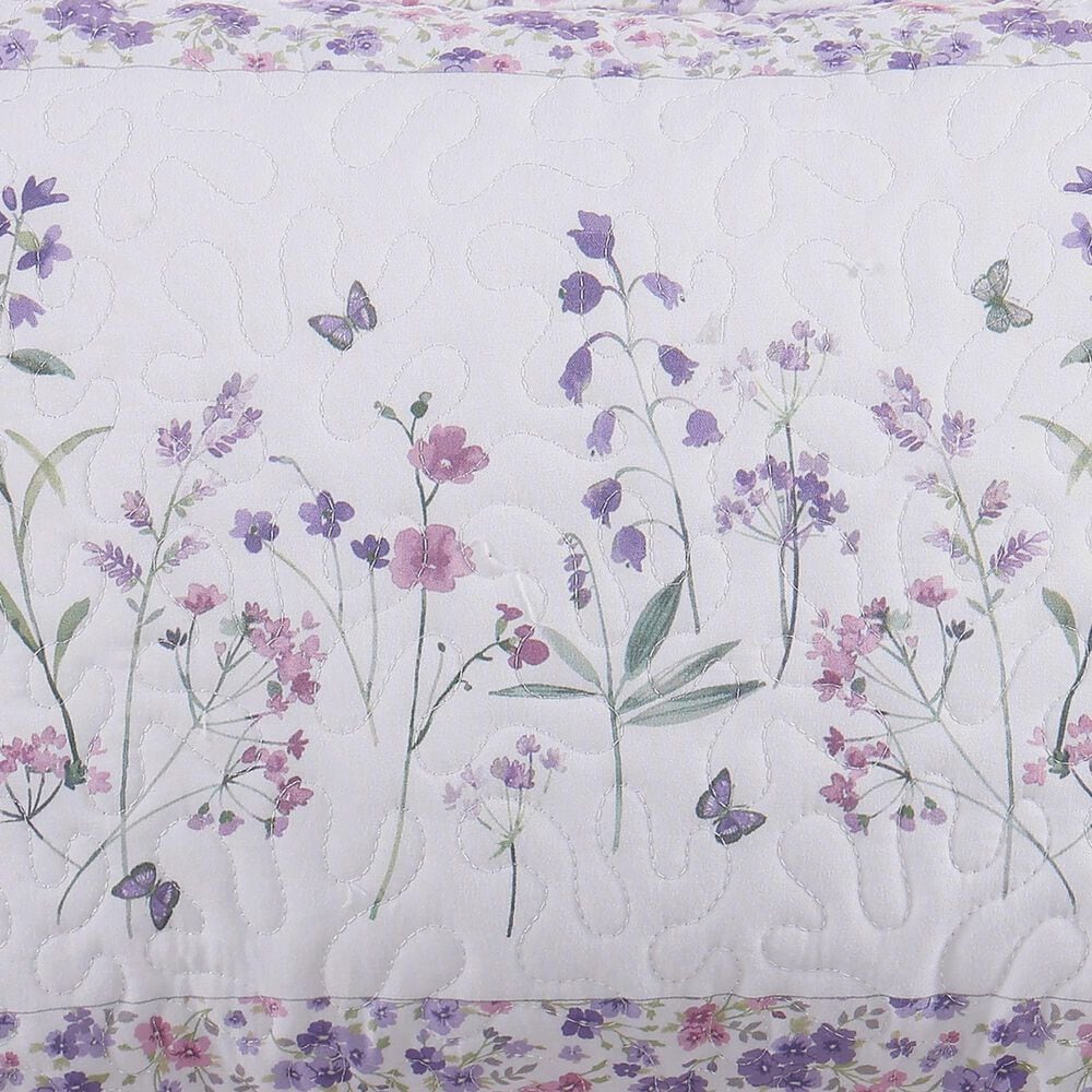 J. Queen New York Nola 13&quot; x 19&quot; Lumbar Pillow in English Lavender and Lilac, , large