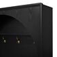 HOMLUX 4-Hook Hall Tree with Entryway Storage Bench in Black, , large