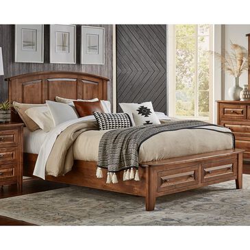 Archbold Furniture Carson Queen Storage Bed in Maple Bark, , large