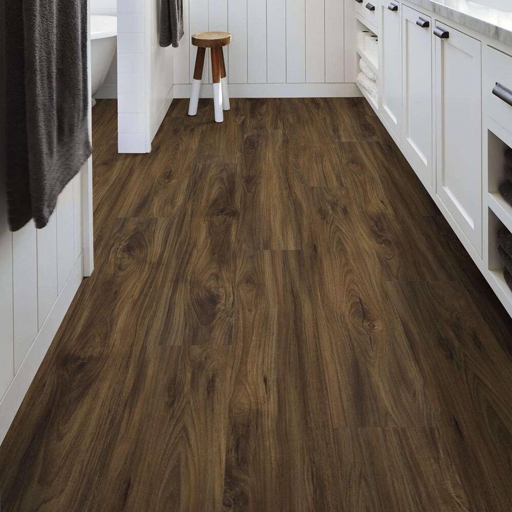 Shaw Impact Plus Burmese Teak 7&quot; x 48&quot; Luxury Vinyl Plank, , large