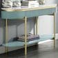 37B Koblenz Sofa Table in White, Light Teal and Gold, , large