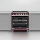 Fisher & Paykel 30" Classic Induction Range with 4 Burners in Red, , large