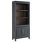 Riva Ridge Alexander 3-Piece Executive Desk with Door Bookcase and Combo File Set in Midnight, , large