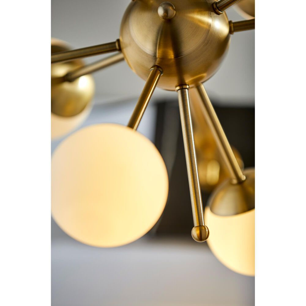 37B Doppler LED Table Lamp in Antique Brass, , large