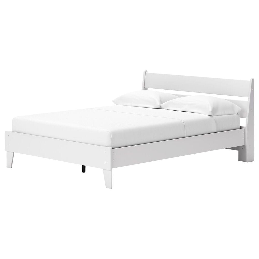 Ashley Socalle Queen Panel Platform Bed in Two-tone, , large