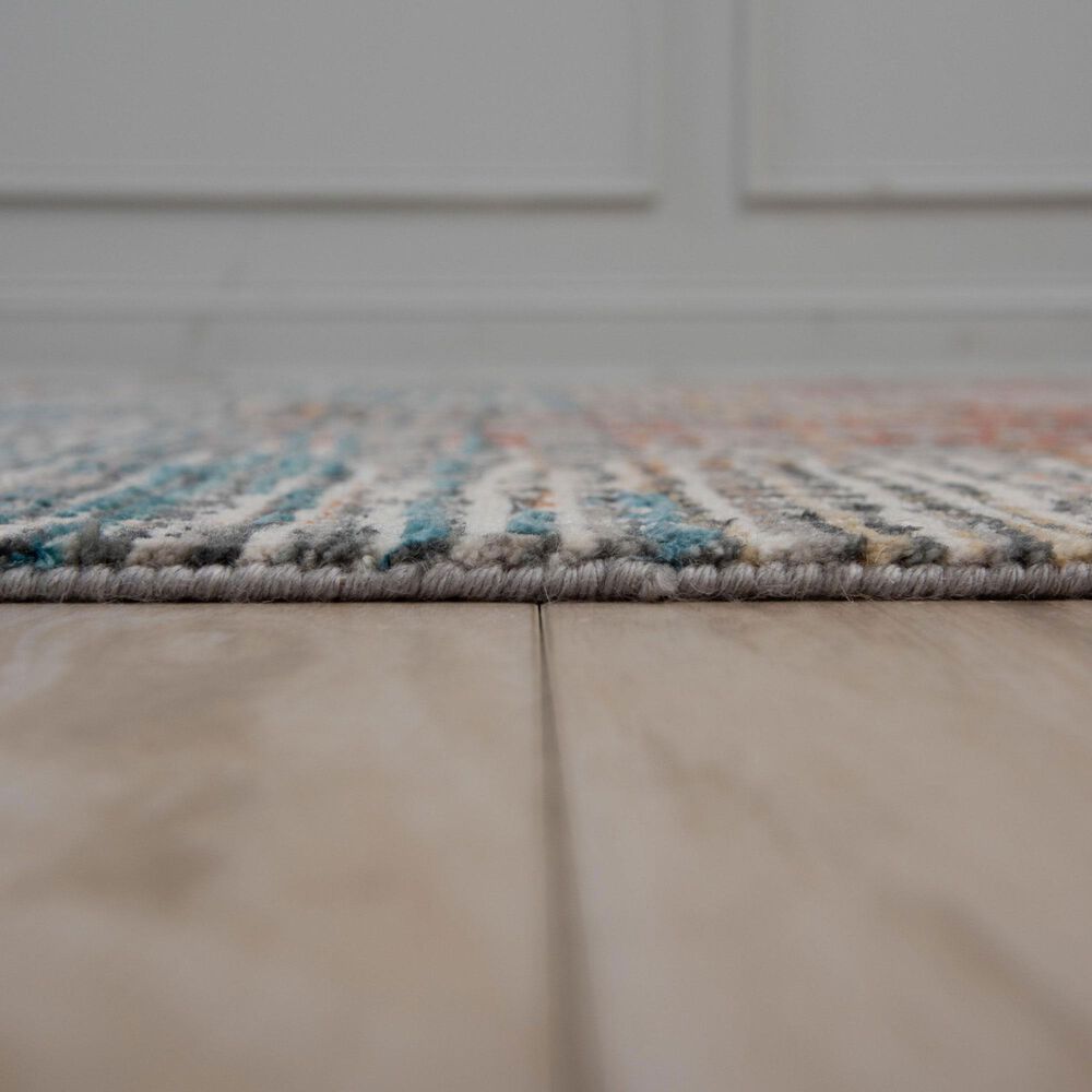 RIZZY Intrigue ITG111 Gray 2'6" x 8' Runner, , large