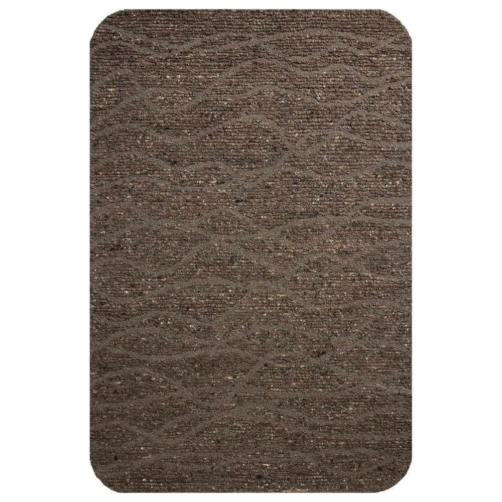 Loloi Otis Bark and Brown 9"3" x 13" Area Rug, , large