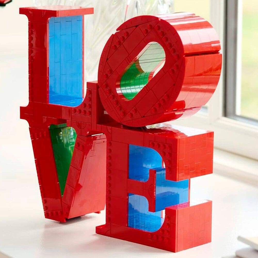 LEGO Art Love Collectible Building Set in Red, Blue and Green, , large