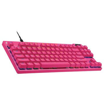 Logitech Pro X TKL Rapid Wired Gaming Keyboard in Magenta, , large