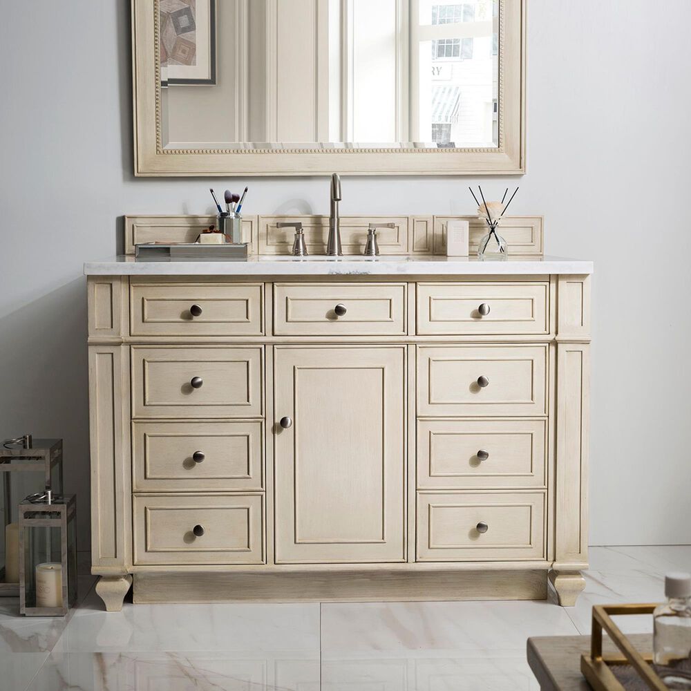 James Martin Bristol 48" Single Bathroom Vanity in Vintage Vanilla with