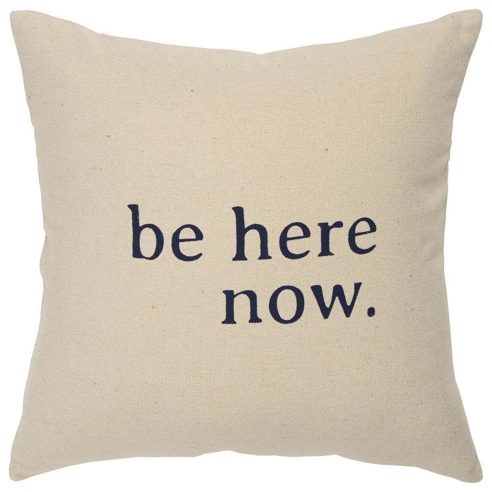 Rizzy Home Sentiment 20" Pillow Cover in Natural color, , large