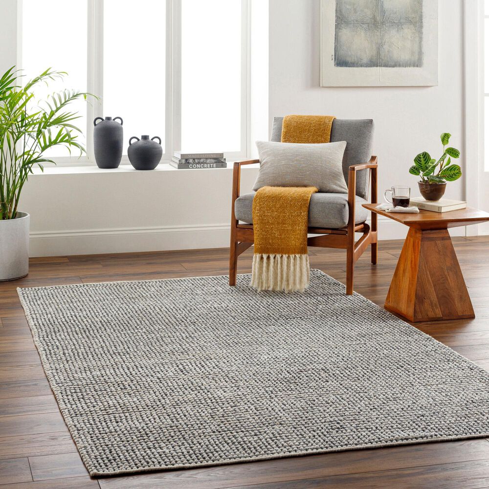Surya Reika Off-White, Charcoal and Beige 10&#39; x 14&#39; Indoor/Outdoor Area Rug, , large