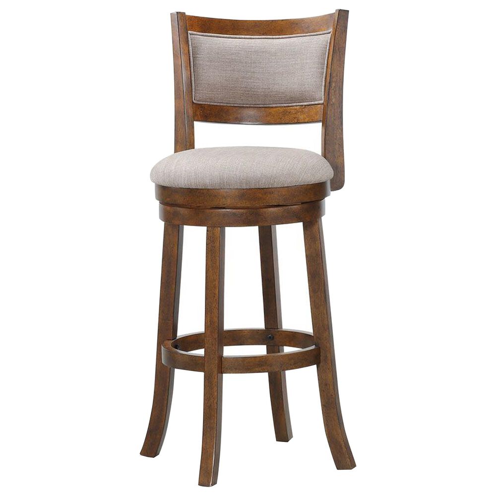 Sasha Lee 24" Swivel Counter Stool in Burnt Brown, , large