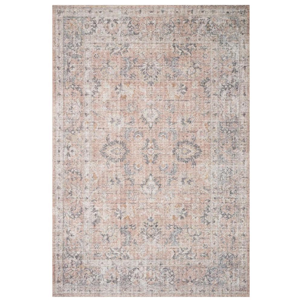 Loloi II Skye SKY-01 7"6" x 9"6" Blush and Grey Area Rug, , large