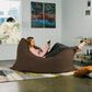 Jaxx 5.5" Pillow Bean Bag Pillow in Chocolate, , large