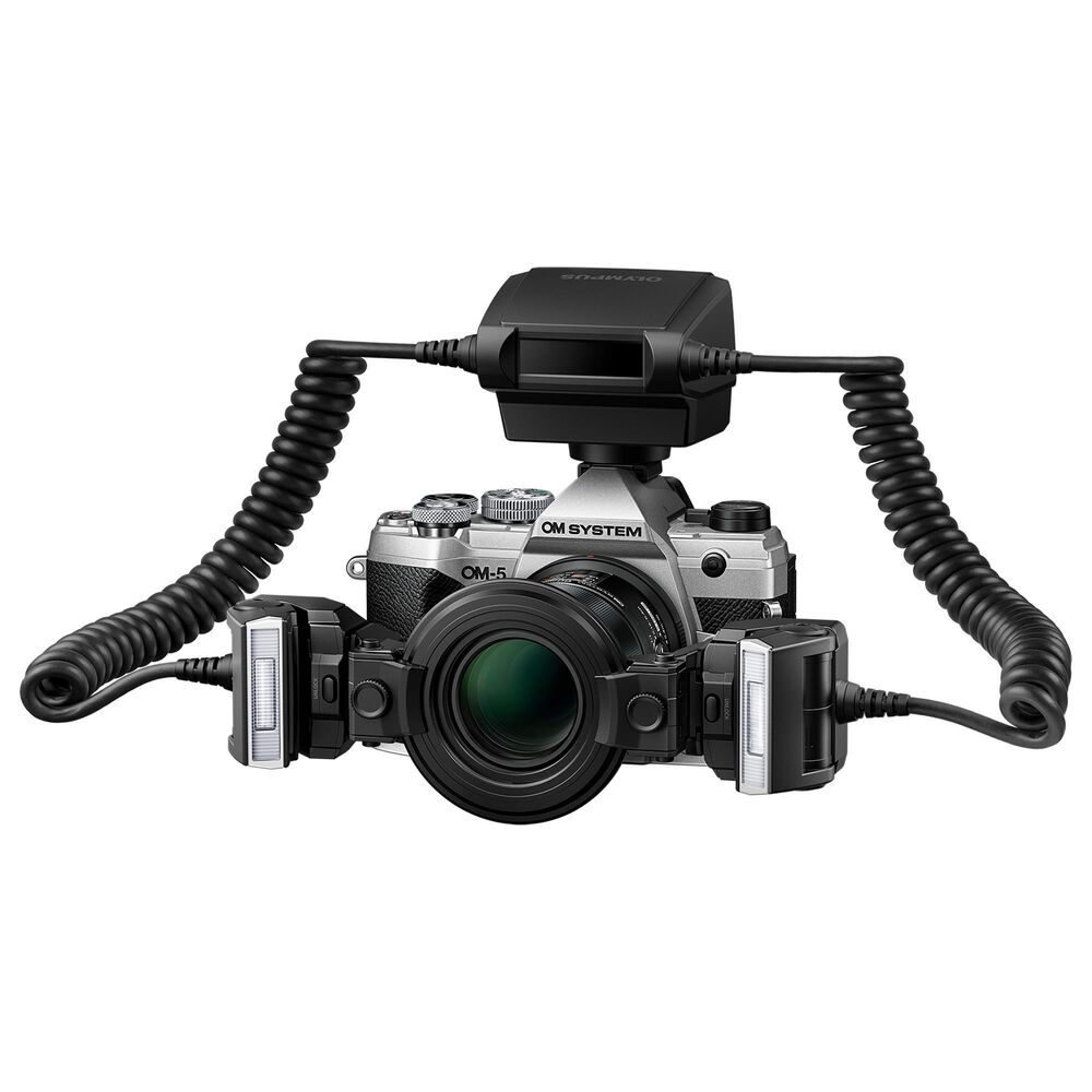 OM System STF-8 Macro Flash in Black, , large