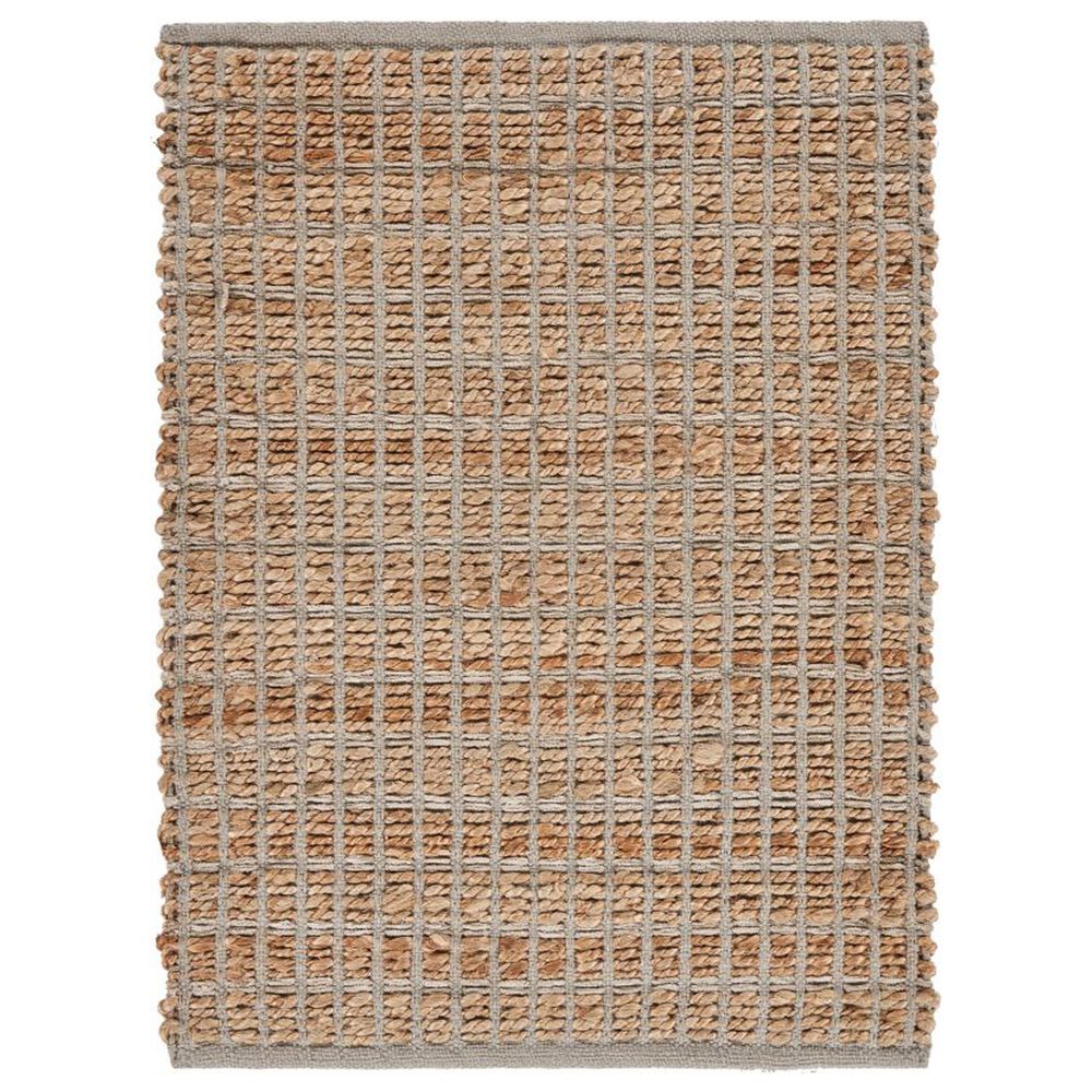 L&amp;R Resources Natural Fiber Geometric Gray 7'9" x 9'9" Area Rug, , large