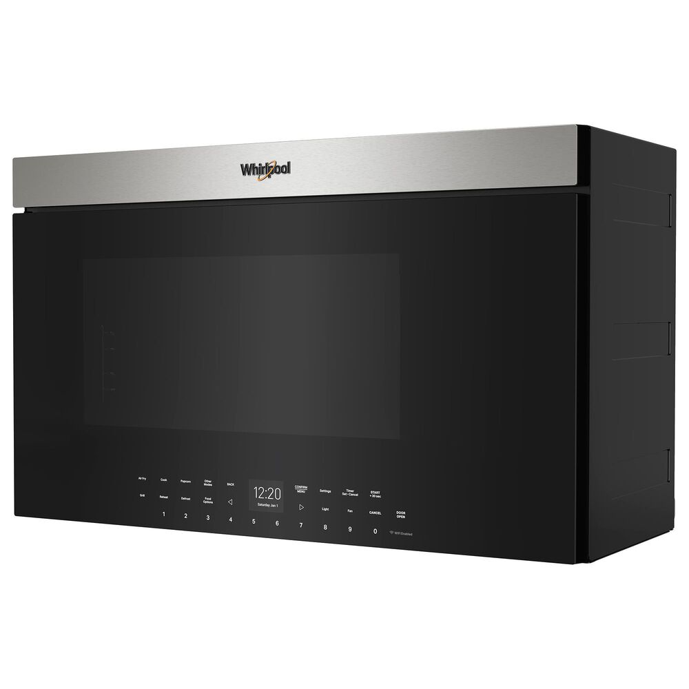 Whirlpool 1.1 Cu. Ft. Over-the-Range Microwave with Air Fry in Stainless Steel, , large